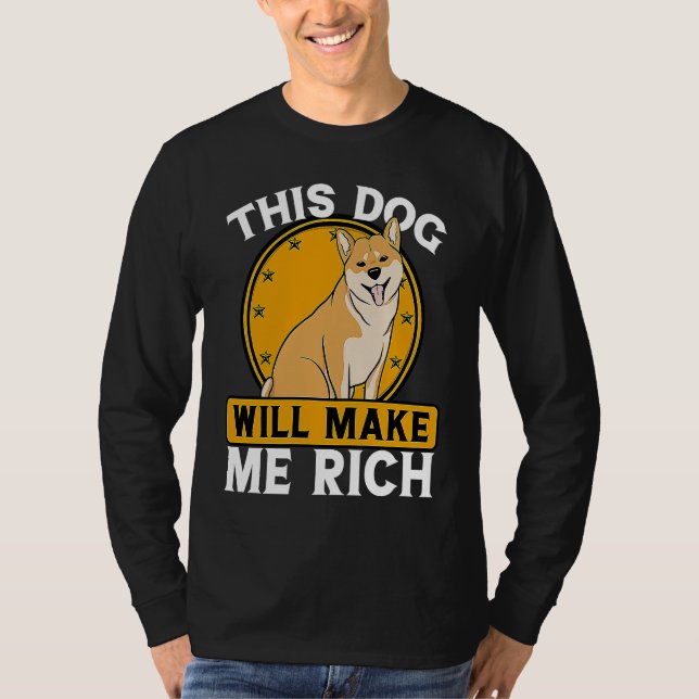 Camiseta This Dog will Make You Rich Cryptocurrency Crypto  (Anverso)