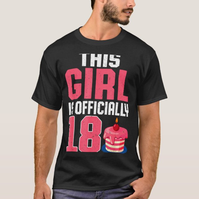Camiseta This Girl Is Ly 18 Years Old 18th Birthday Party  (Anverso)