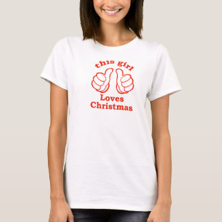 Camiseta This Girl Loves Christmas