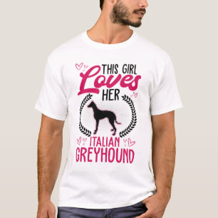 Camiseta This Girl Loves Her Italian Greyhound