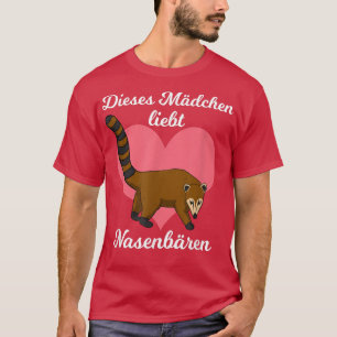 Camiseta This girl loves nose bears cute animal 