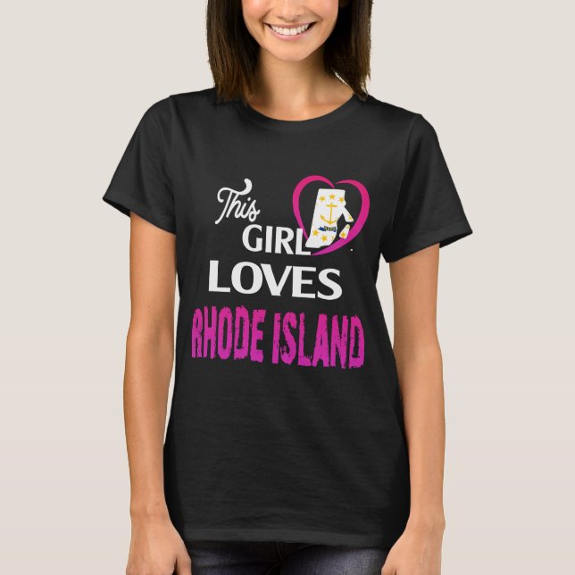 Camiseta This Girl Loves Rhode Island (Anverso)