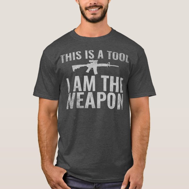 Camiseta This is a Tool I Am The Weapon Veterans (Anverso)