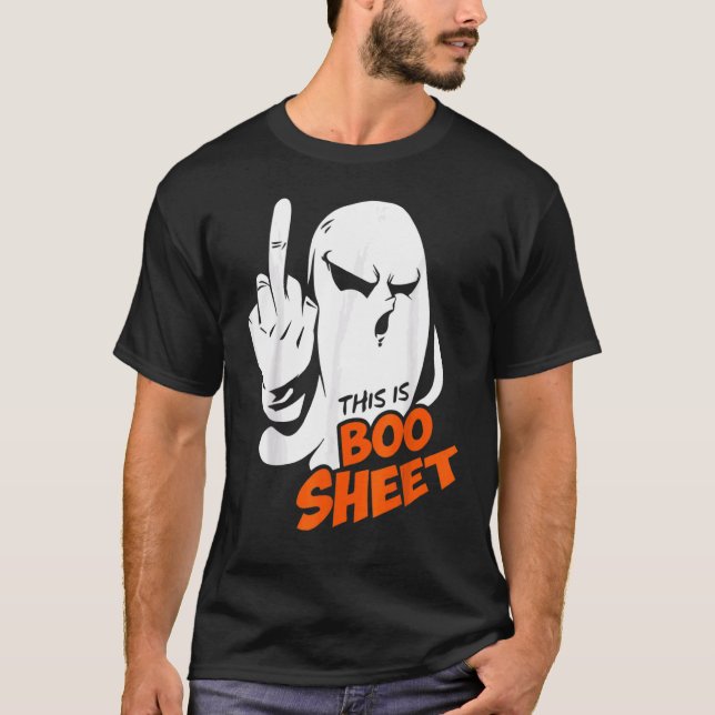 Camiseta This Is Boo Sheet Ghost Retro Halloween Costume Me (Anverso)