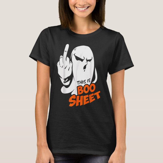 Camiseta This Is Boo Sheet Ghost Retro Halloween Costume Me (Anverso)