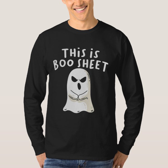 Camiseta This Is Boo Sheet Ghost Retro Halloween Costume Me (Anverso)