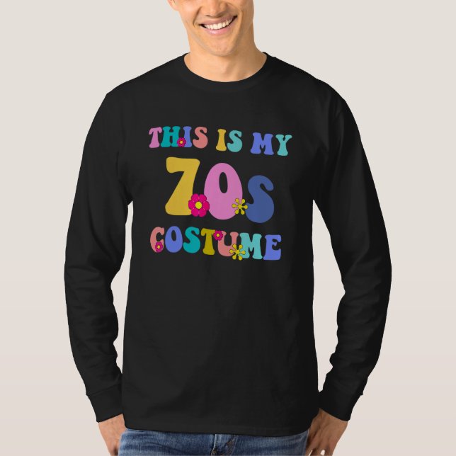 Camiseta This is My 70s Costume  Groovy Peace Retro Hallowe (Anverso)