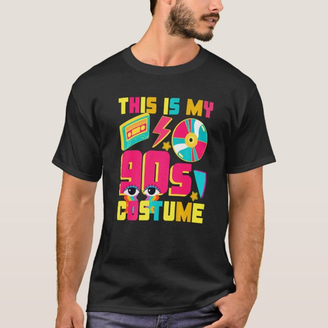 Camiseta This Is My 90s Costume Retro 90s Theme Party Ninet (Anverso)