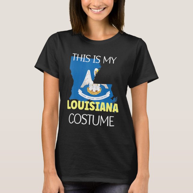 Camiseta This is my American Louisiana Costume Party  Hallo (Anverso)