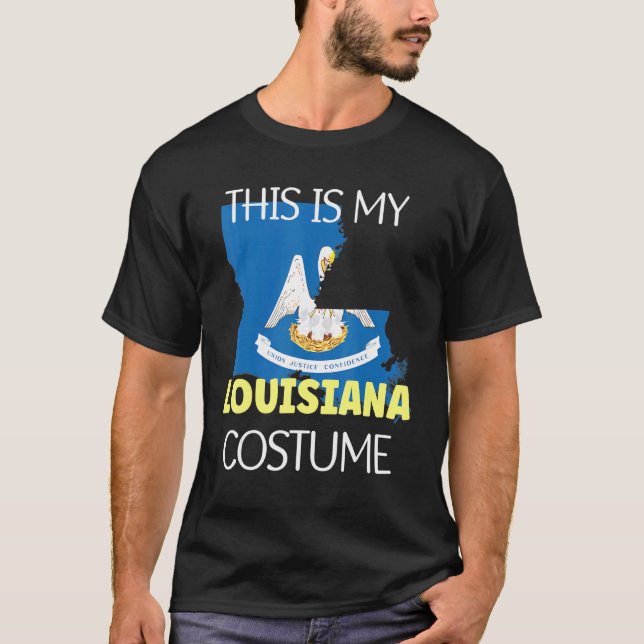 Camiseta This is my American Louisiana Costume Party  Hallo (Anverso)