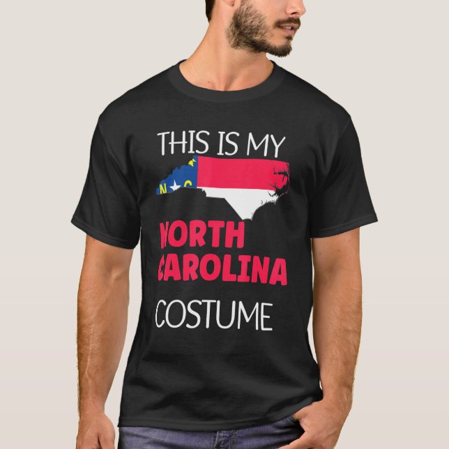 Camiseta This is my American North Carolina Costume Party H (Anverso)