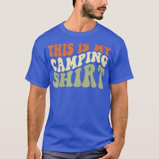 Camiseta This Is My Camping  Retro Novelty Camper 1 
