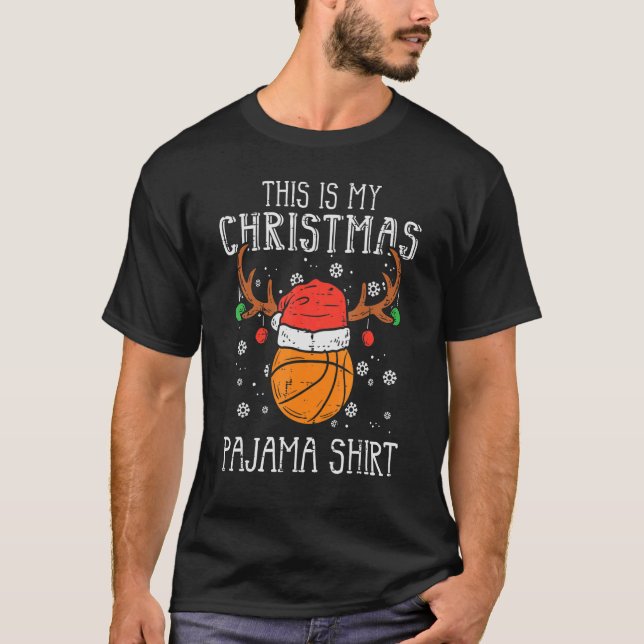 Camiseta This Is My Christmas  Basketball Xmas Sports Boys  (Anverso)