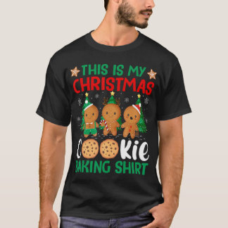 Camiseta This is My Christmas Cookie Baking Holiday Cheer X
