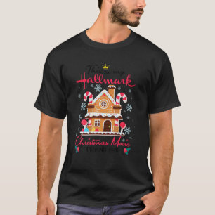 Camiseta This Is My Christmas Movie Watching Pajama Gingerb