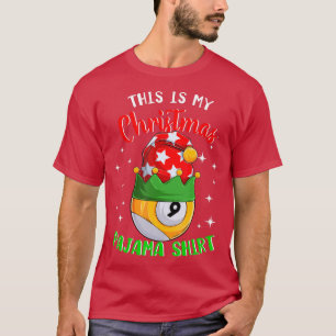Camiseta This Is My Christmas Pajama 9 Ball Billiard Playe