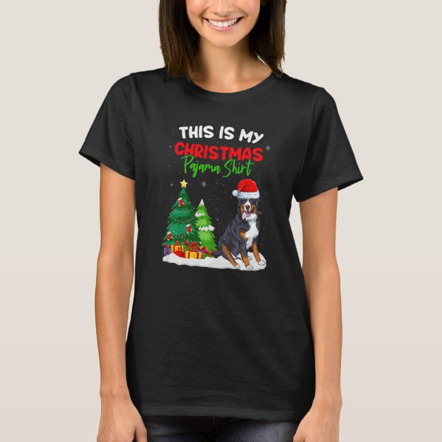 Camiseta This Is My Christmas Pajama  Bernese Mountain Owne (Anverso)