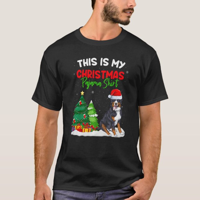 Camiseta This Is My Christmas Pajama  Bernese Mountain Owne (Anverso)