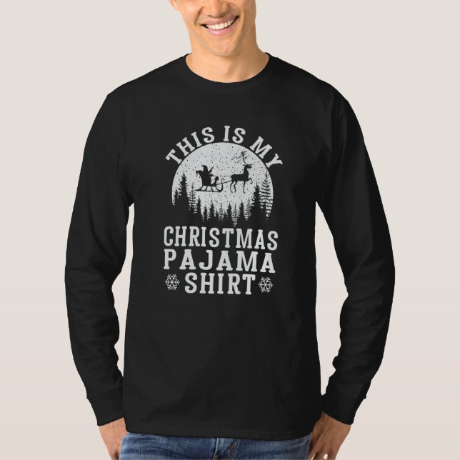 Camiseta This Is My Christmas Pajama   Christmas Xmas Party (Anverso)