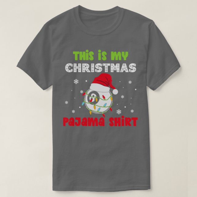 Camiseta This Is My Christmas Pajama Pool Theme (Diseño del anverso)