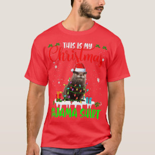 Camiseta This Is My Christmas Pajama  Santa Xmas Lights Ott