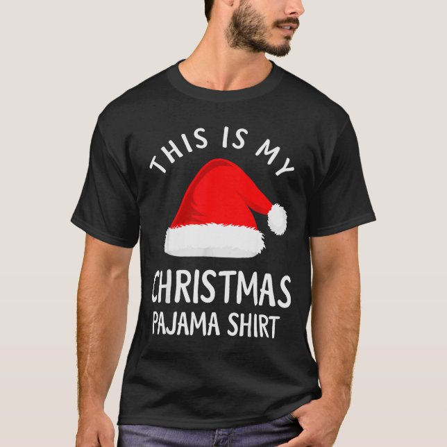 Camiseta This Is My Christmas Pajama Shirt Funny Christmas  (Anverso)