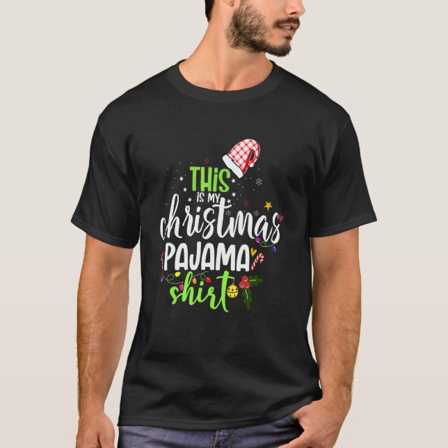 Camiseta This Is My Christmas Pajama Shirt Xmas Christmas P (Anverso)