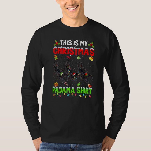 Camiseta This Is My Christmas Pajama Xmas Scorpion Squad (Anverso)
