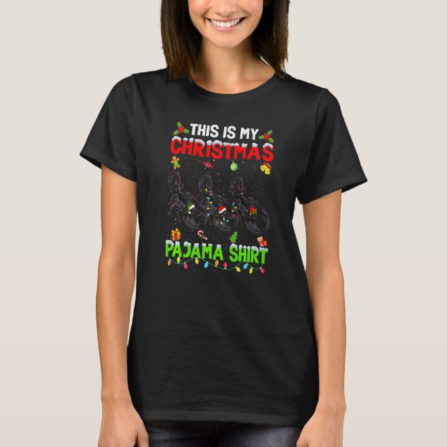 Camiseta This Is My Christmas Pajama Xmas Scorpion Squad (Anverso)