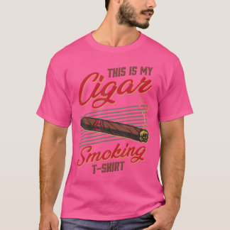 Camiseta This Is My Cigar Smoking Funny Smoker