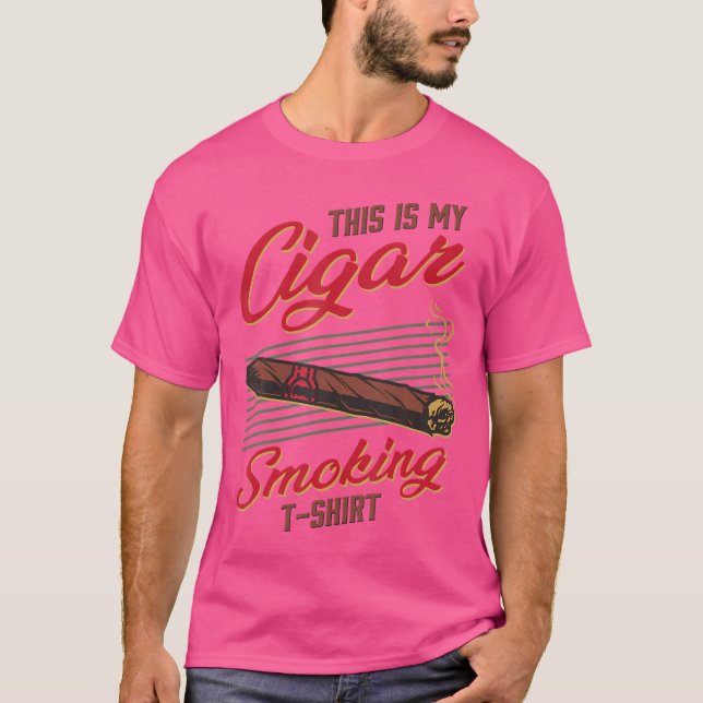 Camiseta This Is My Cigar Smoking Funny Smoker (Anverso)
