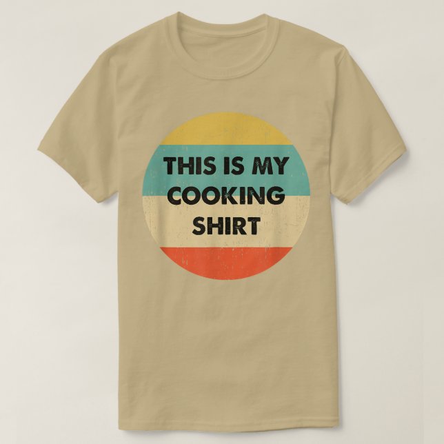 Camiseta this is my cooking606  (Diseño del anverso)