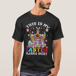 Camiseta This Is My Easter Pajama Airedale Dog Bunny Eggs