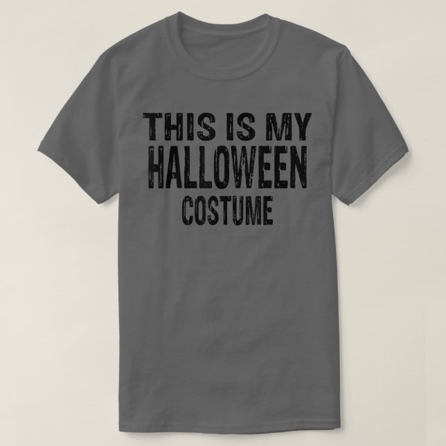 Camiseta This Is My Halloween Costume 1756 (Diseño del anverso)
