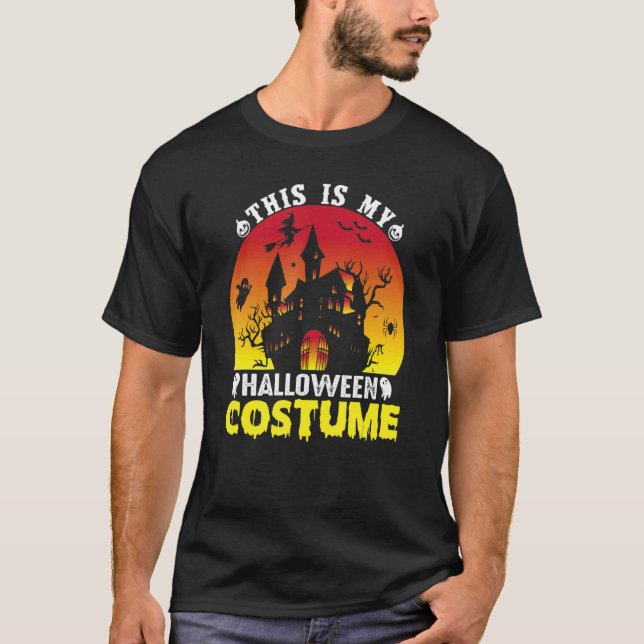 Camiseta This Is My Halloween Costume Last Minute Halloween (Anverso)