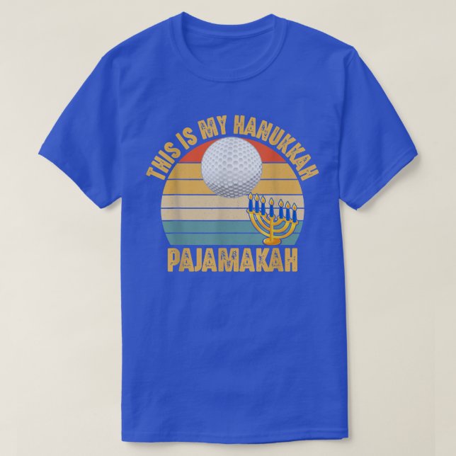 Camiseta This is My Hanukkah Pajama Funny Golf Player Golfe (Diseño del anverso)