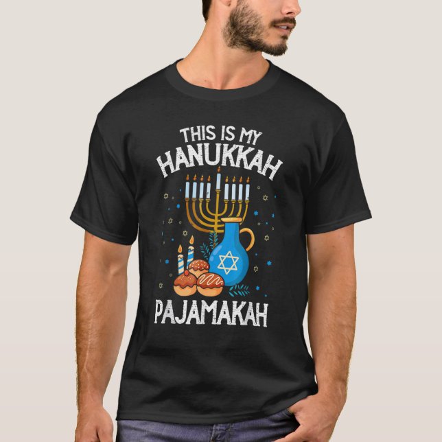 Camiseta This Is My Hanukkah Pajamakah Chanukah Pajama (Anverso)