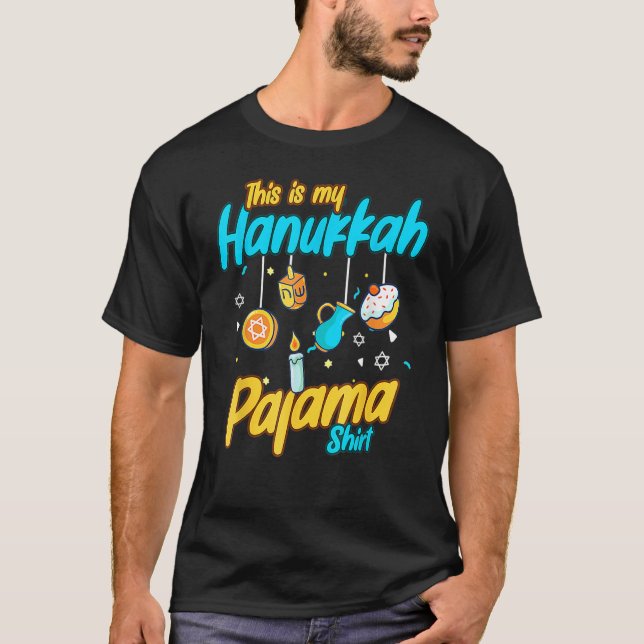 Camiseta This Is My Hanukkah Pajamakah Hanukkah  Pjs (Anverso)