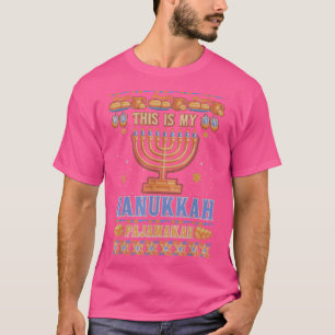 Camiseta This Is My Hanukkah Pajamakah Ugly Hanukkah Sweate