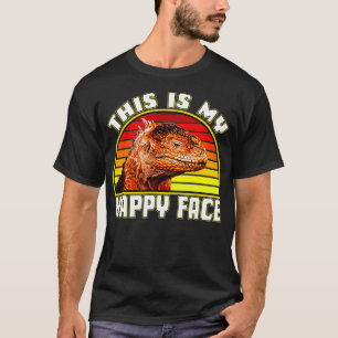Camiseta This Is My Happy Face Bearded Dragon 