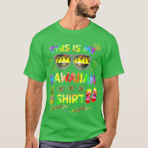 Camiseta This Is My Hawaiian  Luau Aloha Hawaii Beach Pinea