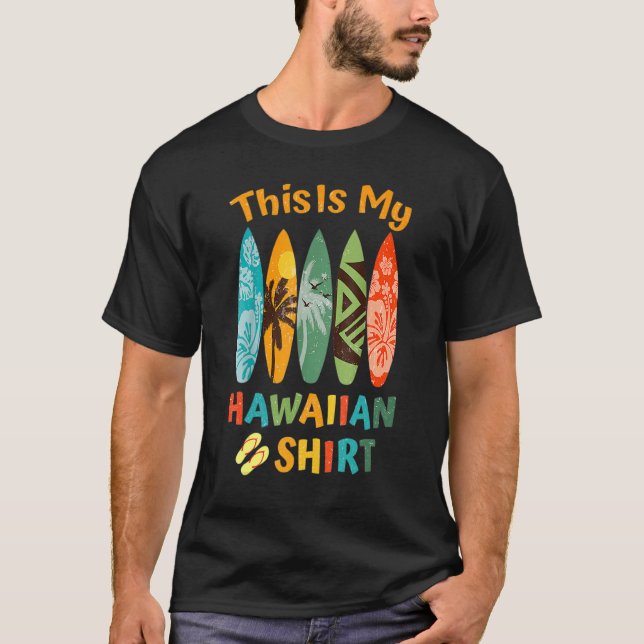 Camiseta This Is My Hawaiian Luau.Aloha Hawaii Beach Pineap (Anverso)