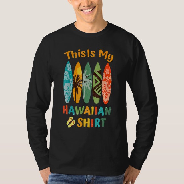 Camiseta This Is My Hawaiian Luau.Aloha Hawaii Beach Pineap (Anverso)