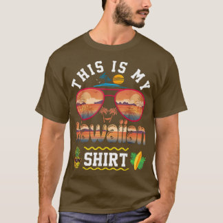 Camiseta This Is My Hawaiian Shirt Luau Aloha Hawaii Beach 