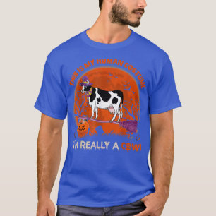 Camiseta This Is My Human Costume I'm Really A Cow Hallowee