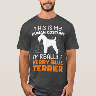 Camiseta This Is My Human Costume I'm Really A Kerry Blue T