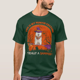 Camiseta This Is My Human Costume I'm Really A Samoyed Hall