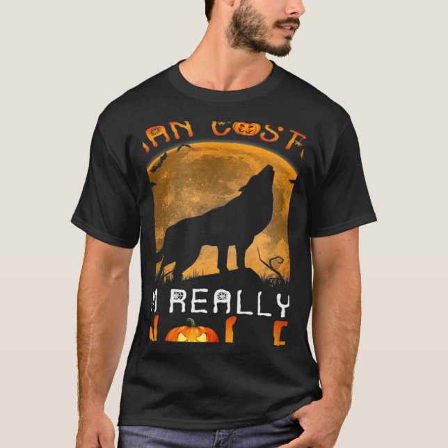Camiseta This is My Human Costume I'm Really a Wolf Hallowe (Anverso)