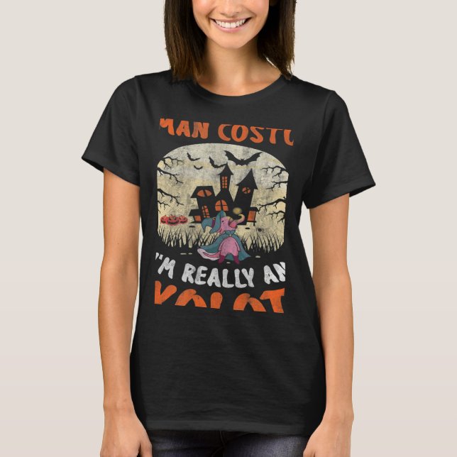 Camiseta This Is My Human Costume I'm Really An Axolotl Hal (Anverso)