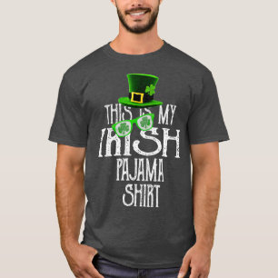Camiseta This Is My Irish Pajama Shamrock GreenClover Boy